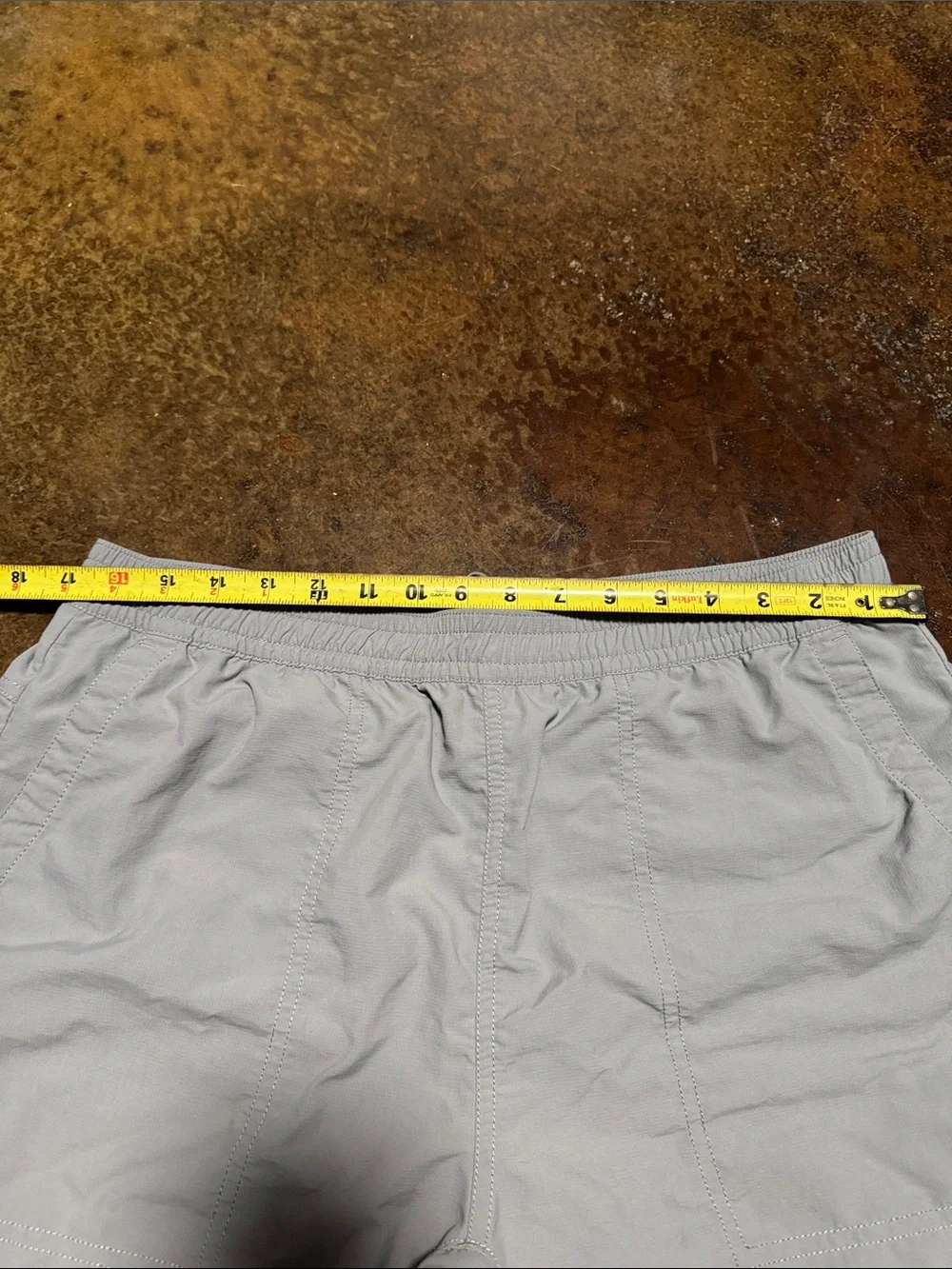 The North Face Men's Light Gray Performance Athletic Shorts